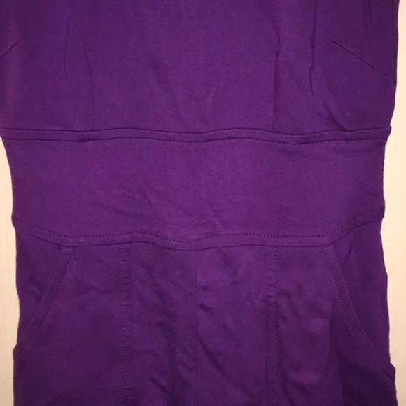 BR Eggplant dress with pockets - Picture 4 of 6
